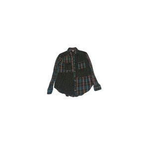 Anthropologie Pilcro Green Plaid Shirt - Women’s Size XS